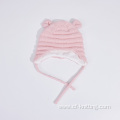 Pink color ODM knitted hat for girl